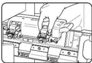 SHARP MX-M620U - ■ Removing a staple jam in the saddle stitch finisher - 1