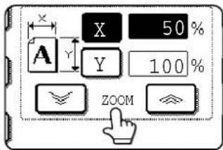 X 50% A Y Y 100% ZOOM