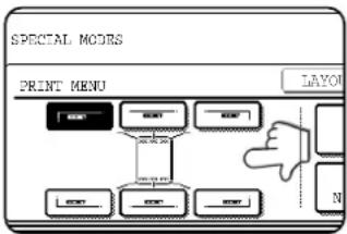 SHARP MX-M620U - Select the print position. - 1