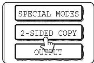 SPECIAL MODES 2-SIDED COPY OUTPUT