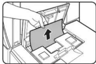 SHARP MX-M620U - Open the top cover and remove the misfed paper. - 1