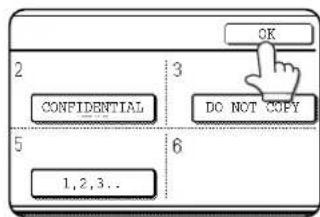 SHARP MX-M620U - Touch the [OK] key. - 1
