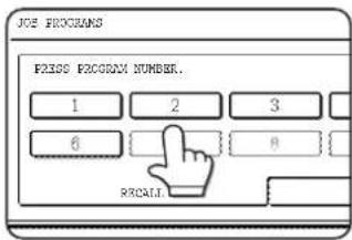 JOB PROGRAMS FINDI PROGICUM NUMBER. 1 2 3 8 0 RECALL