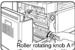 Roller rotating knob A