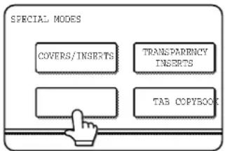 SPECIAL MODES COVERS/INSERTS TRANSPARNCY INSERTS TAB COPYBOOK