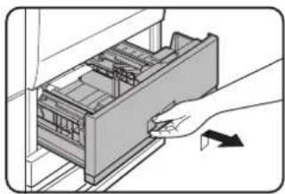 SHARP MX-M620U - Pull out tray 1 - tray 2. - 1
