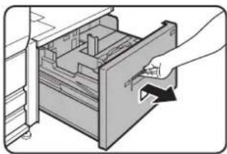 SHARP MX-M620U - Pull the tray out until it stops. - 1