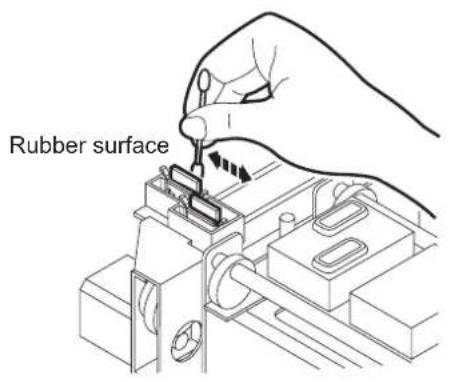 Rubber surface