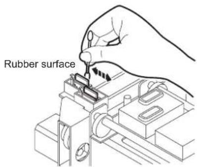Rubber surface