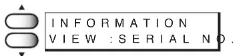 INFORMATION VIEW : SERIAL NO.