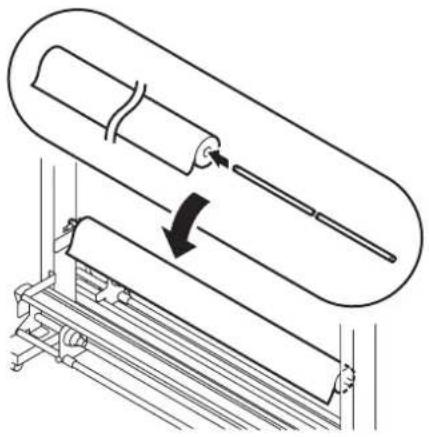 Mimaki Tx2-1600 - Setting the mating sheet - 1