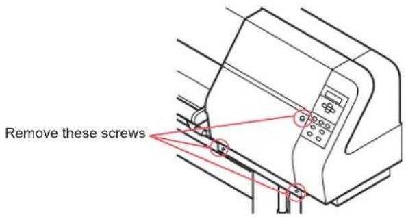Remove these screws