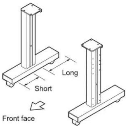 Short Long Front face