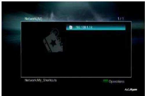 Network(All) 1 / 1 162.108 1.19 Network/My_Shortcuts Operations A.C.Ryan