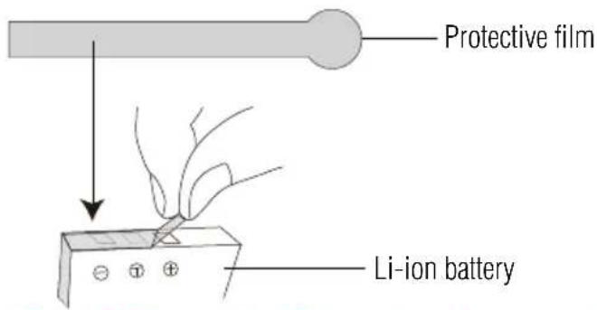 Protective film Li-ion battery