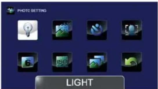 TOSHIBA Camileo X416 - Photo Setting options - 1