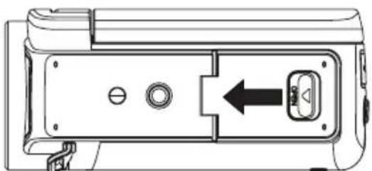 TOSHIBA Camileo X416 - Loading the battery - 1
