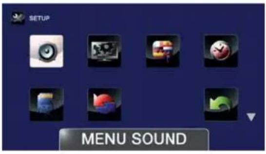 TOSHIBA Camileo X416 - Setup Menu - 1