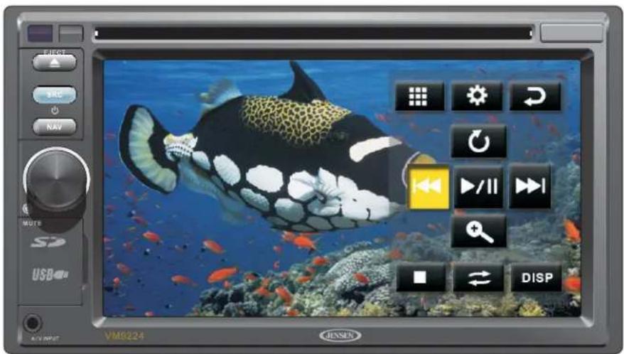 EIGHT SAC NAV MUTE SD USB VM8224 JENSEN DISP