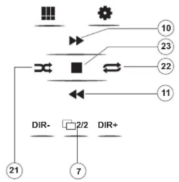JENSEN VM9224R - MP3 User Interface - 2