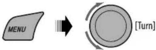 graph LR A["MENU"] --> B["[Turn"]]