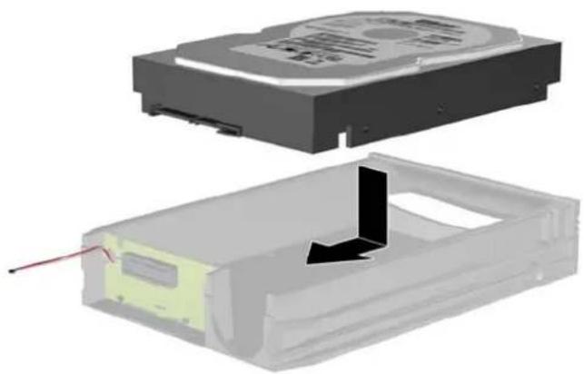 3D cutaway view of a compact electronic device showing internal components and casing (no text or symbols)