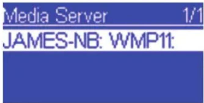 Media Server 1/1 JAMES-NB: WMP11:
