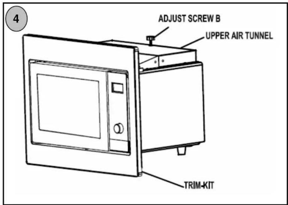 ADJUST SCREW B UPPER AIR TUNNEL TRIM-KIT