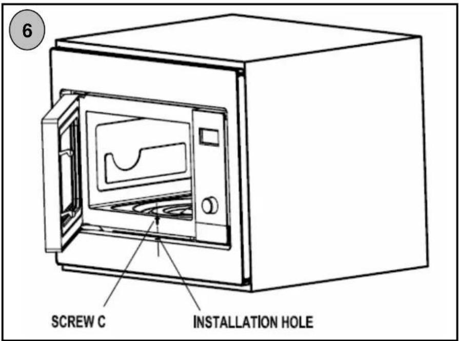 6 SCREW C INSTALLATION HOLE