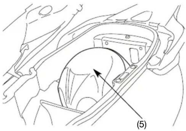 Honda FES150 (2007) - CENTER COMPARTMENT - 3