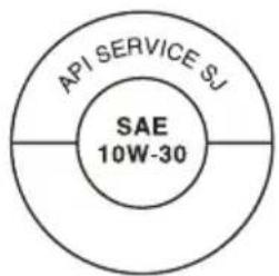 API SERVICE SJ SAE 10W-30