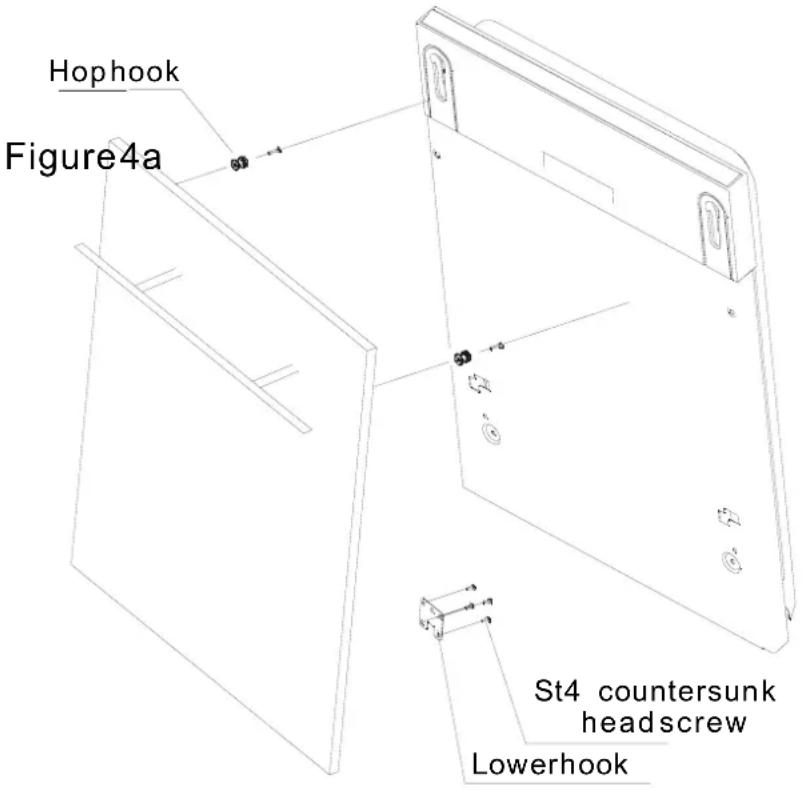 Hophook Figure4a St4 countersunk head screw Lowerhook