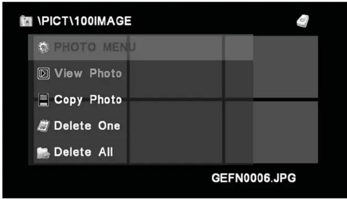 \PICT\100IMAGE PHOTO MENU View Photo Copy Photo Delete One Delete All GEFN0006.JPG
