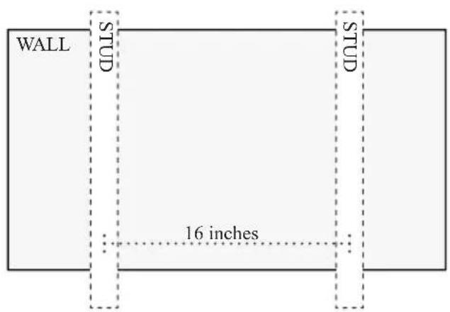 WALL STUD 16 inches STUD