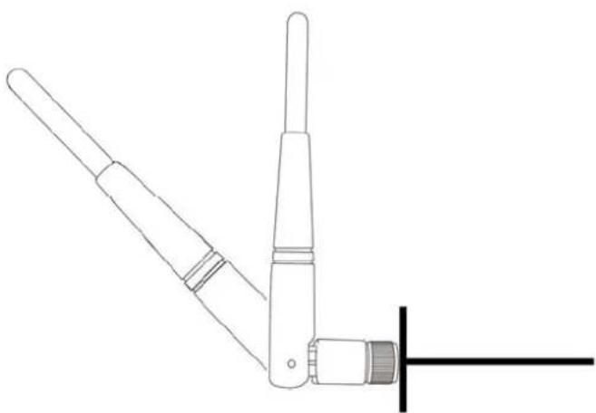 Technical line drawing of a mechanical clamp or connector assembly (no text or symbols)
