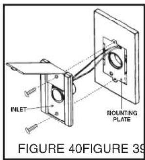 INLET MOUNTING PLATE FIGURE 40FIGURE 39