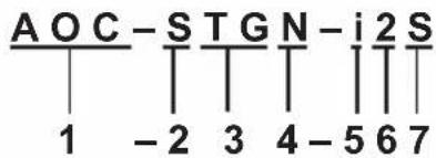 A O C - S T G N - i 2 S 1 - 2 3 4 - 5 6 7