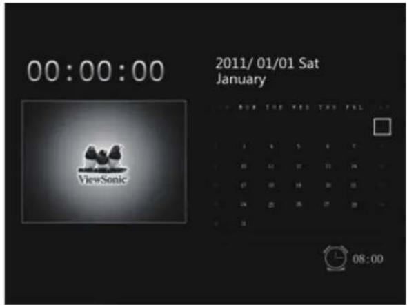 00:00:00 2011/01/01 Sat January ViewSonic 08:00