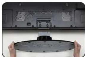 VIZIO M470SV - Installing the TV Stand - 1