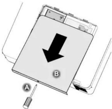 B A