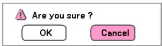 Are you sure ? OK Cancel
