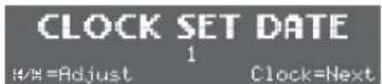 ALTEC LANSING Moondance Glow M402SR - Set the date. - 1
