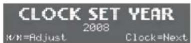 ALTEC LANSING Moondance Glow M402SR - Set the year. - 1