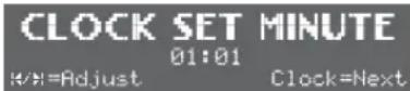 ALTEC LANSING Moondance Glow M402SR - Set the minute. - 1
