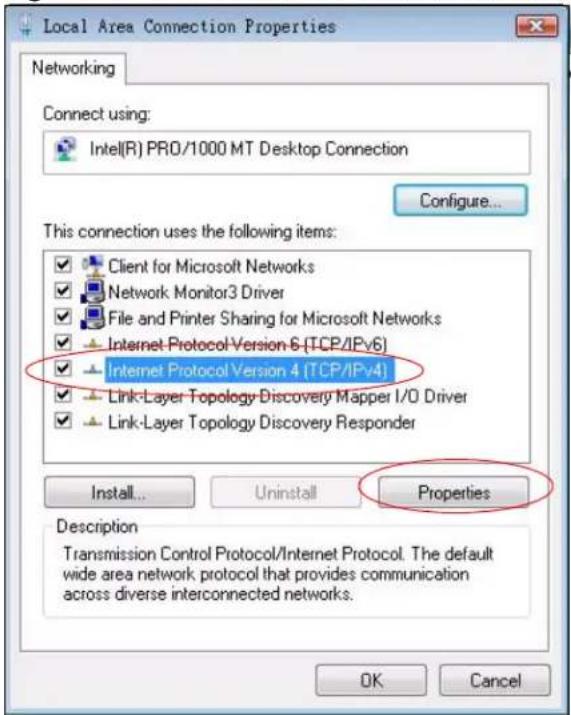 Local Area Connection Properties Networking Connect using: Intel(R) PRO/1000 MT Desktop Connection Configure... This connection uses the following items: Client for Microsoft Networks Network Monitor3 Driver File and Printer Sharing for Microsoft Networks Internet Protocol Version 6 (TCP/IPv6) Internet Protocol Version 4 (TCP/IPv4) Link-Layer Topology Discovery Mapper I/O Driver Link-Layer Topology Discovery Responder Install... Uninstall Properties Description Transmission Control Protocol/Internet Protocol. The default wide area network protocol that provides communication across diverse interconnected networks. OK Cancel