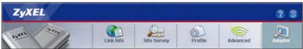 ZyXEL Link Info Site Survey Profile Advanced Adapter