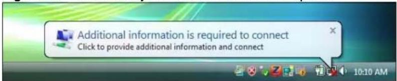 Additional information is required to connect Click to provide additional information and connect