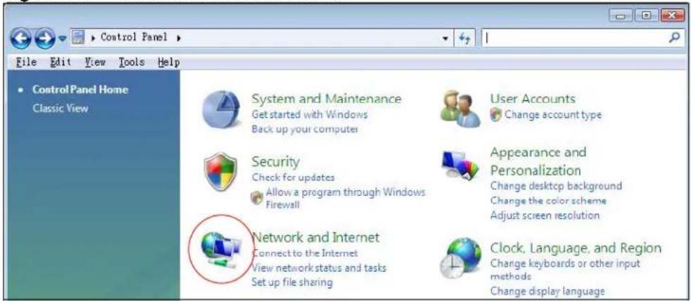 Control Panel Home Classic View System and Maintenance Get started with Windows Back up your computer User Accounts Change account type Security Check for updates Allow a program through Windows Firewall Appearance and Personalization Change desktop background Change the color scheme Adjust screen resolution Network and Internet Connect to the Internet View network status and tasks Set up file sharing Clock, Language, and Region Change keyboards or other input methods Change display language
