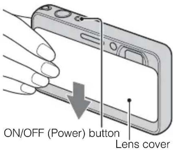 ON/OFF (Power) button Lens cover