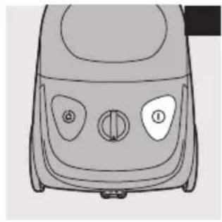 Line drawing of a portable air conditioner front panel with control buttons (no text or symbols)